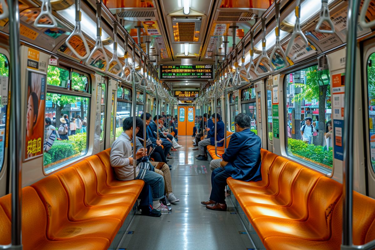 Tokyo train ride